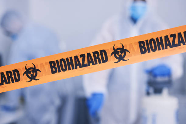 Professional Biohazard Cleanup technician working in Egg Harbor City, NJ